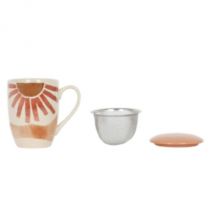 Tisanière avec son couvercle et son filtre-Mukasa