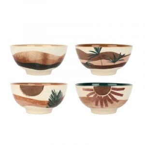 Coffret de 4 bols sweet leaves -Mukasa