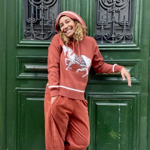 Pull à capuche cheval-Mukasa