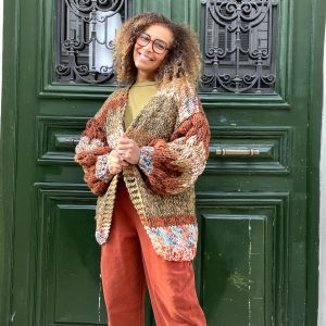 Gilet grosses mailles -Mukasa