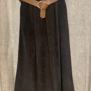 jupe en velours noire-Mukasa