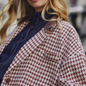 focus manteau pied de poule-Mukasa