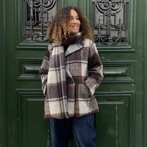 veste surchemise à carreaux-Mukasa